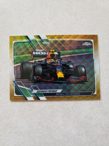 2021 Topps Chrome F1 Sergio Perez 限定99 2021 Topps Chrome F1 Sergio Perez Driver #99 Formula One Red