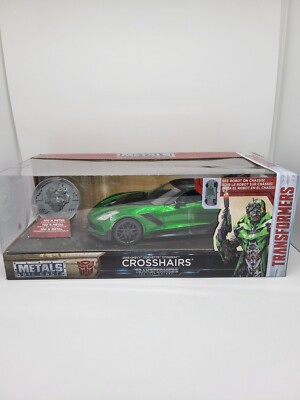Jada Hollywood Rides 1:24 Scale Transformers The Last Knight Corvette Crosshair