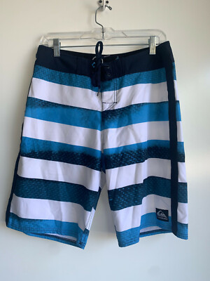 QUIKSILVER Cypher Series 4-Way Stretch Mens Blue & White