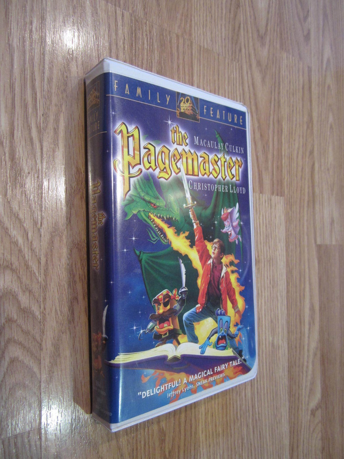 Classic Family Feature Film Macaulay Culkin in The Pagemaster VHS Video Tape