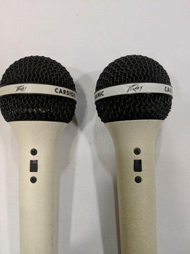 Peavey PBH Cardioid Mic Twin Pack With The Black Pouch