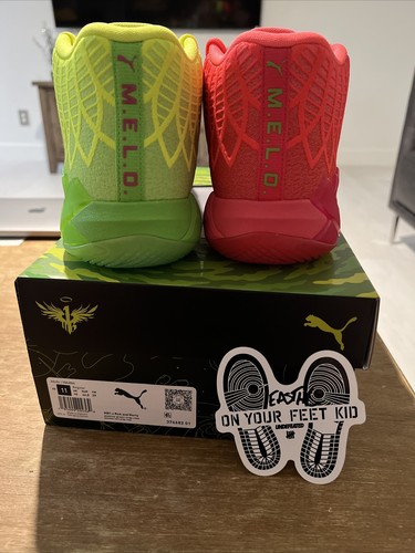 Pre-owned Puma Size 11 -  Mb.01 X Rick And Morty Mismatched 2022 Brand Deadstock Unworn In Red