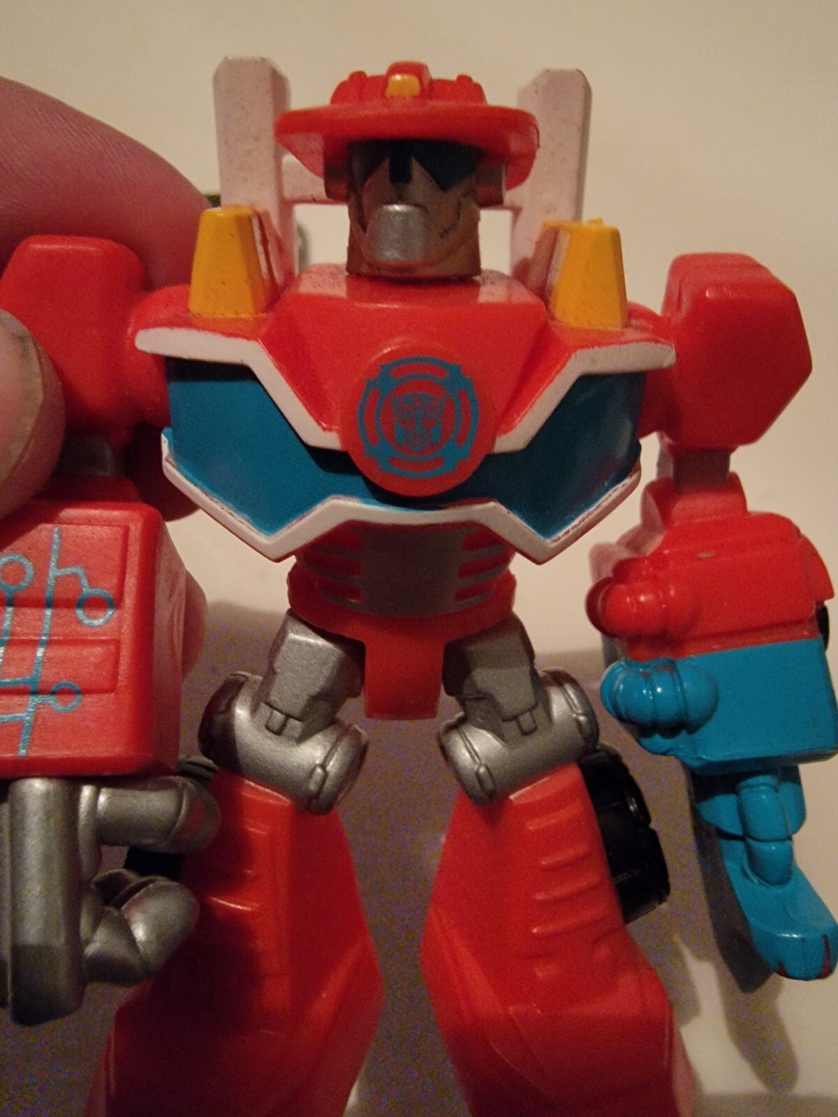 Hasbro Transformers Rescue Bots Fireman Mini Figure Fire Chief Heatwave Firebot