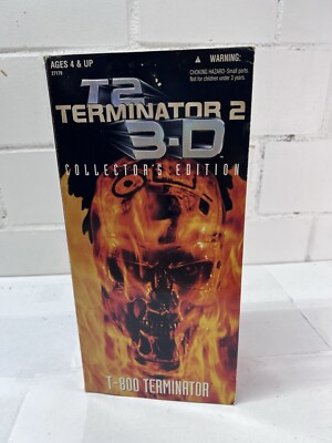Rare T2 TERMINATOR 2 -3D Collector's Edition T-800 Action Figure 1997 (24-415)