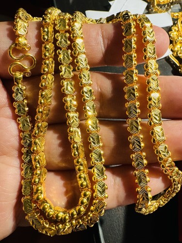 アクセサリー 19SO 24/7 18k necklace 18k Yellow Gold Polished 2.4mm Solid Flat Oval Link 20 Inch