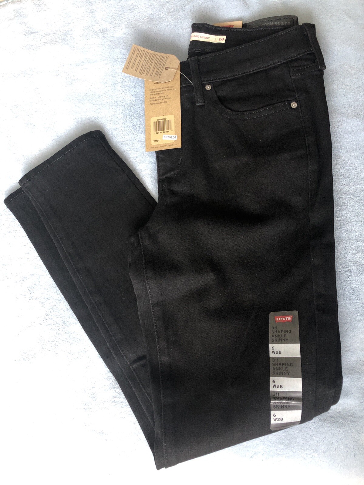 levi's 311 shaping ankle skinny jeans