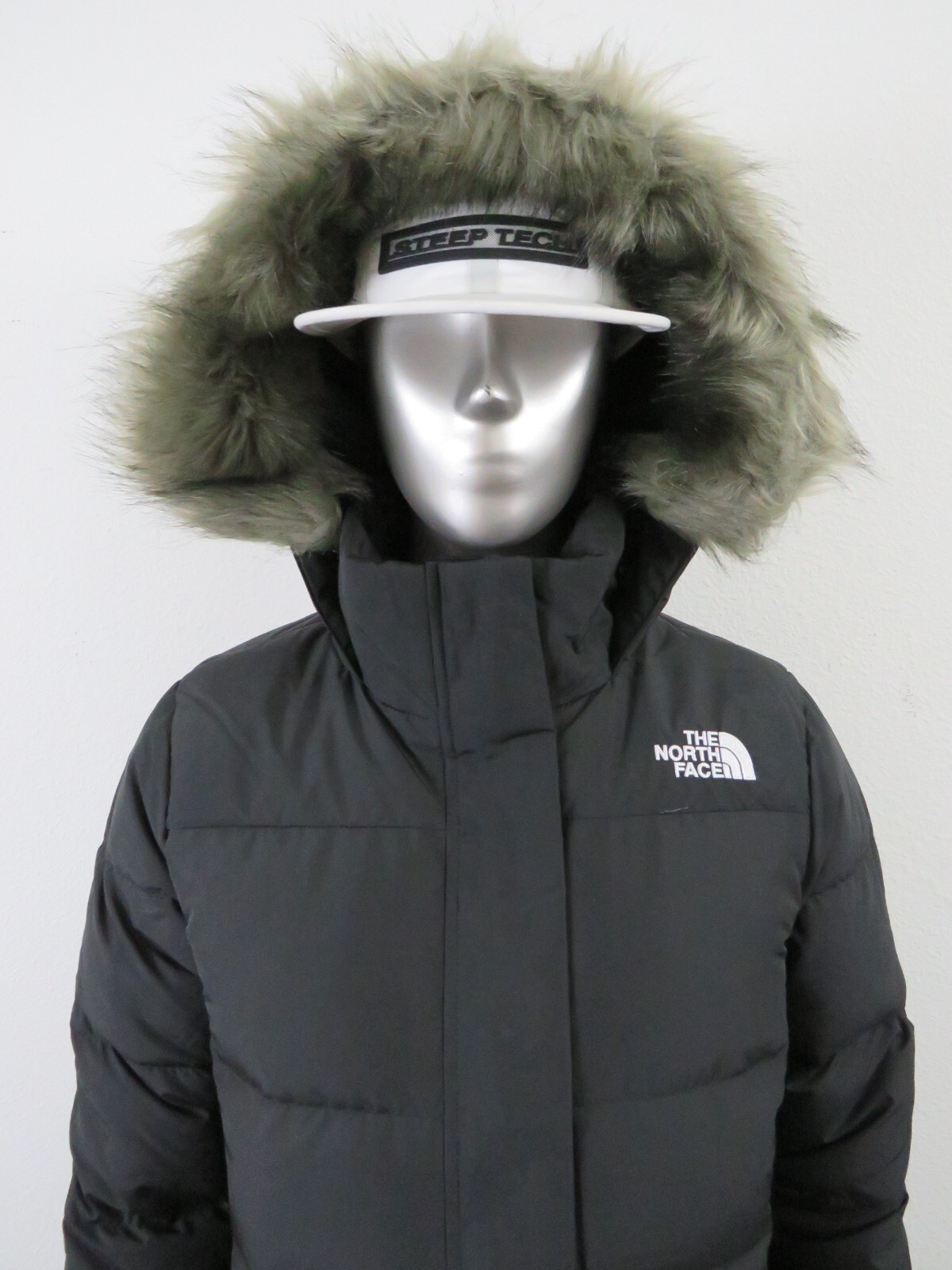 Womens The North Face TNF Gotham Jacket Hooded 550-Down Winter Jacket - Black