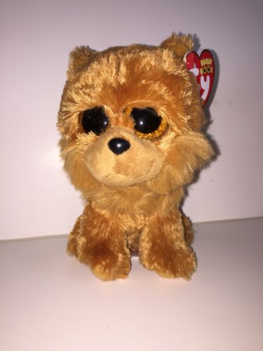 TY BARLEY CHOW CHOW 6 BEANIE BOOS NEW MINT TAG IN HAND NOW SUPER SOFT CUTE