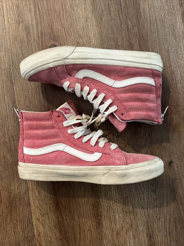 VANS★SK8-HI★兼用★NAVY PEONY/WHITECAP Like New Vans Skate Sk8-Hi Navy Peony/Whitecap Size | Depop