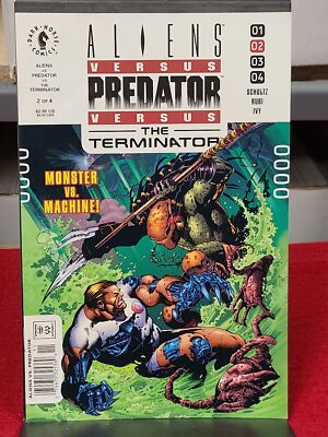 ALIENS VS. PREDATOR VS. THE TERMINATOR #2 [NEWSSTAND] (MAY 2000) DARK HORSE