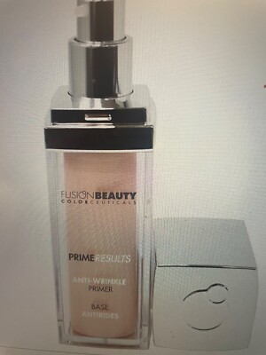 2 X FUSION BEAUTY PRIME RESULTS ANTI WRINKLE PRIMER BOXED