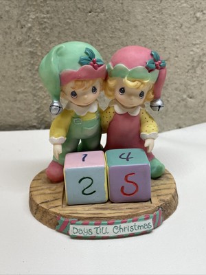 Precious Moments  Elves Countdown Days 'Till Christmas Figurine 2004 Retired #A3
