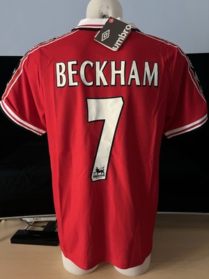 Maglia Vintage Shirt Beckham Manchester United 1998/99 Home Umbro
