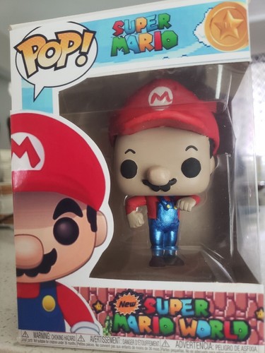 Custom Funko POP SUPER MARIO Nintendo. with Protector Rare C
