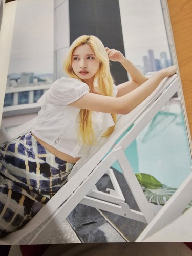 TWICE MINA 1st Photobook Yes, I am MINA Gray Ver with 2 photocard