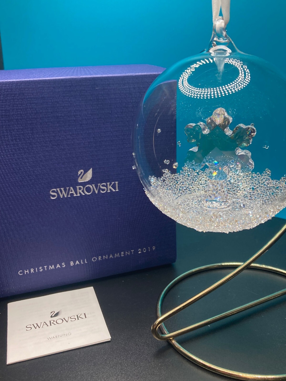 Swarovski スワロフスキークリスマスオーナメント 2019 Swarovski Crystal 2019 Christmas Ball Snowflake Ornament