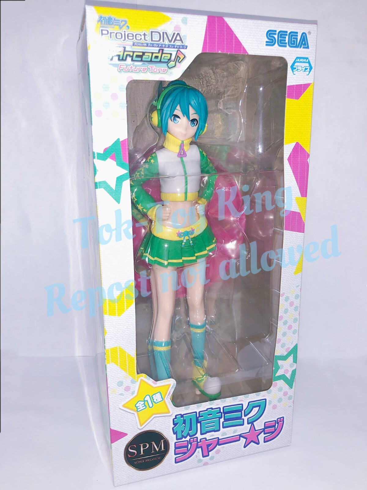 Hatsune Miku Project DIVA Arcade Future Tone JERSEY Figure SEGA Japan | eBay