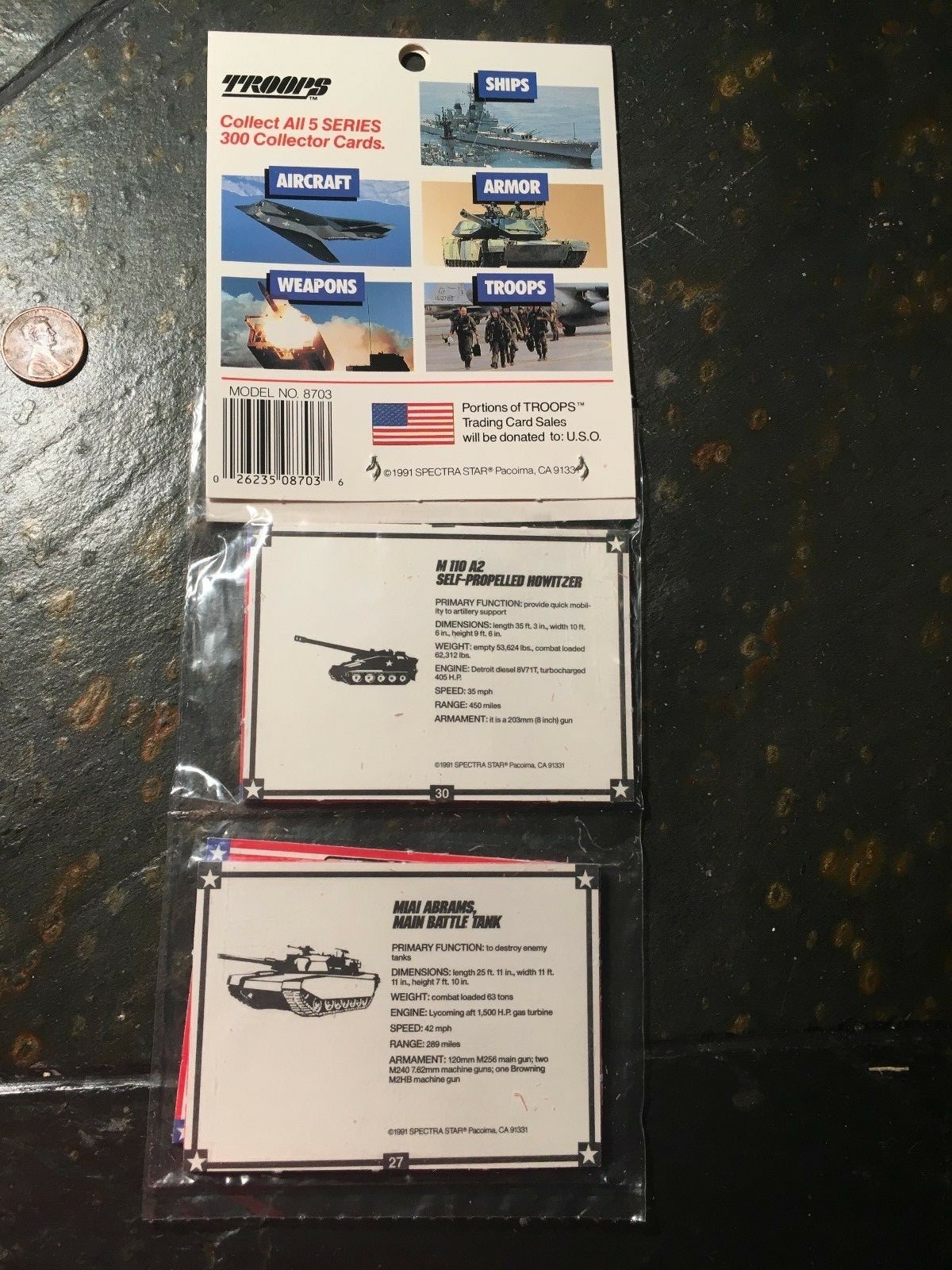 Desert Storm Trading Cards Sealed 8703 Series 1