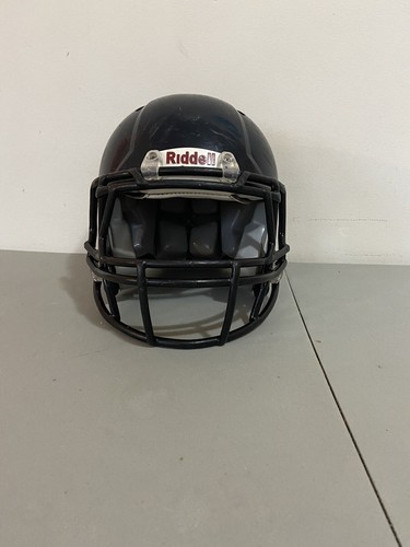 Riddell Revo Speed/edge Football Helmet Navy Blue Youth XSmall 2014yr #i