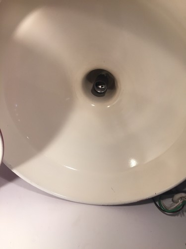 2 Vintage Candy Red Porcelain Enamel Light Barn Industrial USA