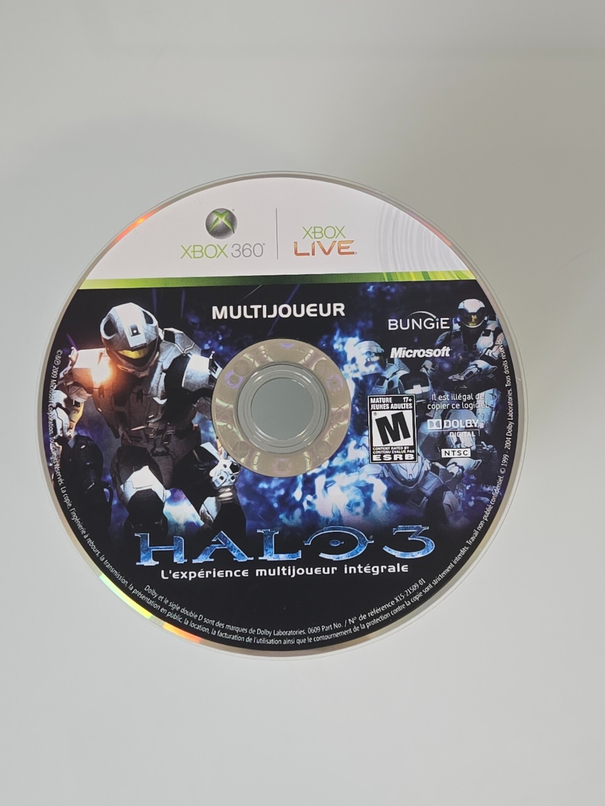 HALO 3 Multijoueur francais disc - (Microsoft Xbox 360) DISC ONLY