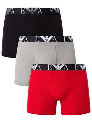 

Набор из 3 мужских трусов-боксеров Emporio Armani, разноцветные, Multicoloured, 111473-3F715-41074