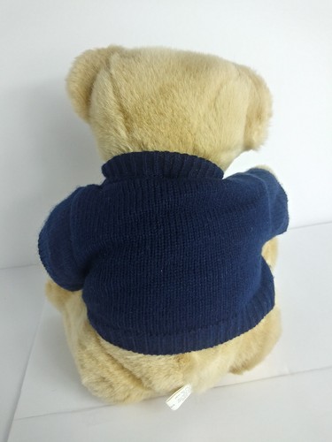 Vintage Ralph Lauren Polo Teddy Bear with Sweater Plush Toy Jointed