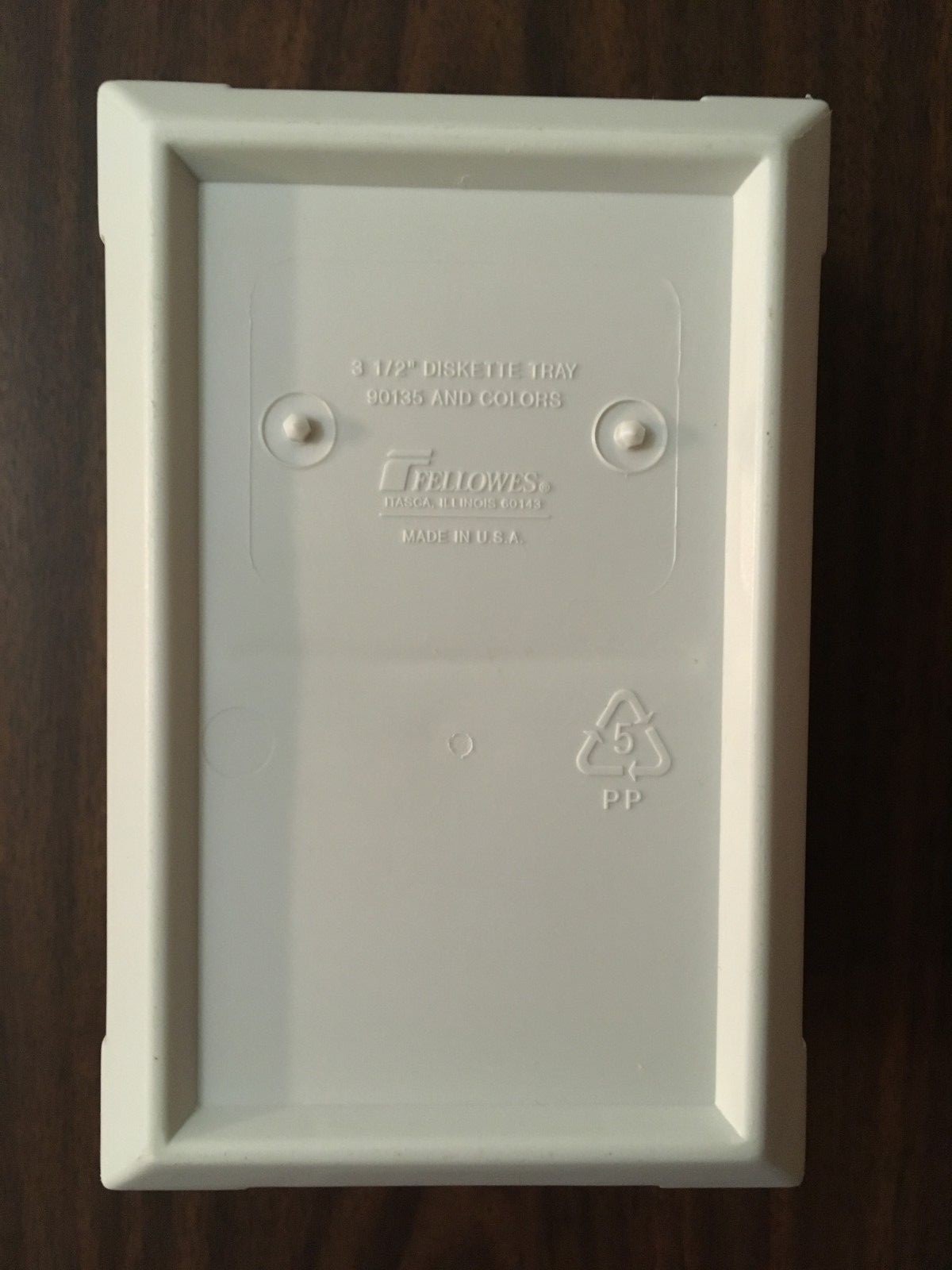 Fellowes White Floppy Disk Case Holder 3.5