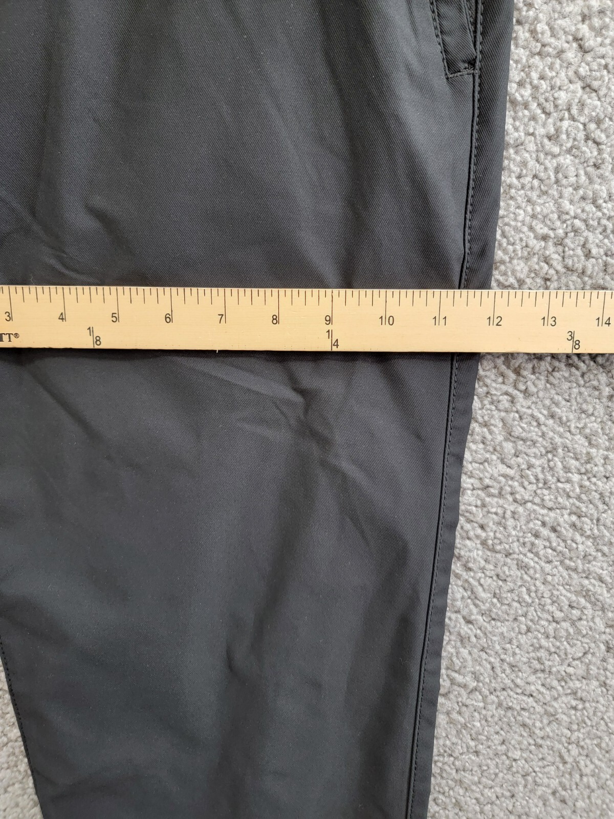 BASS OUTDOOR Straight-Fit Traveler Pants Men's 30 Caviar Zip Pockets Button Zip - Picture 6 of 19