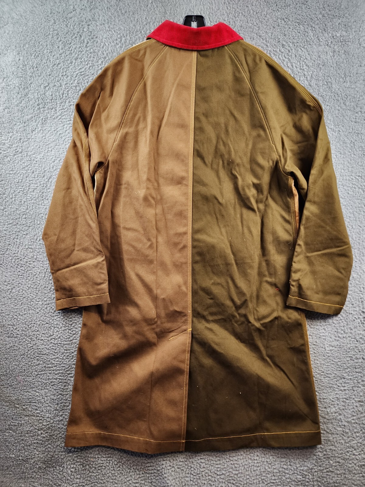Marni X Carhartt Color Block Mixed Media Coat Women's L Marni X Carhartt Color Block Mixed Media Coat Women's L