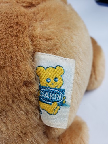 Dakin Tan Koala Bear with Pink Bow Missing Baby Koala 1987 (229)