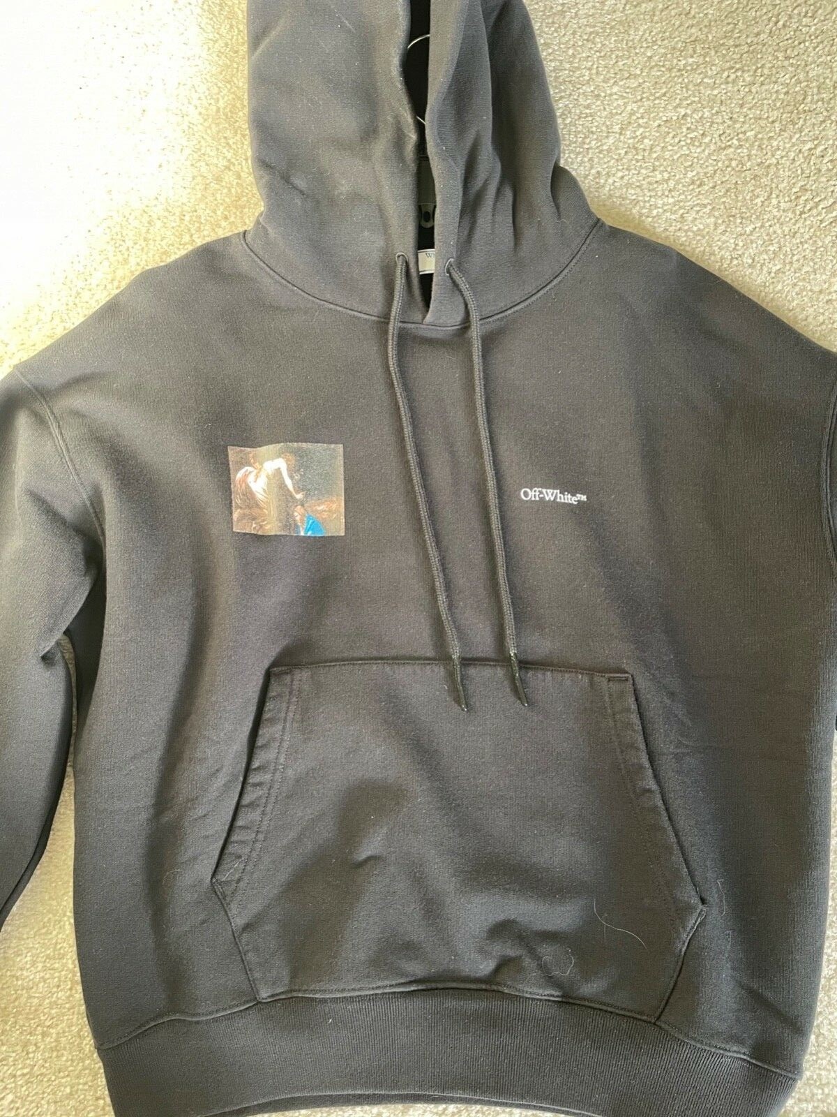 OFF-WHITE Oversize Fit Caravaggio Angel Hoodie Black Size Small 100%  Authentic. | eBay
