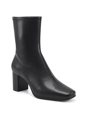 

AREOSOLES MARTHA STEWART Женские черные ботинки на блочном каблуке с квадратным носком Miley, размер 12 м, Черный, MILEY