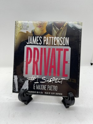 Private #1 Suspect by James Patterson and Maxine Paetro Audiobook CD New Sealed