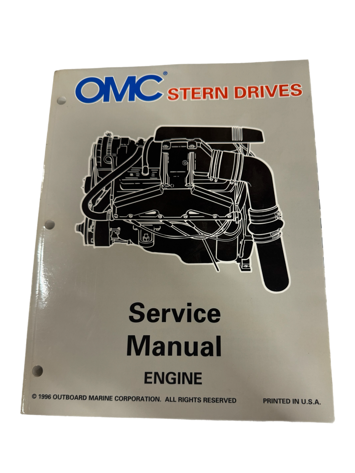 OMC Stern Drives Engine Service Manual "LK"  507282