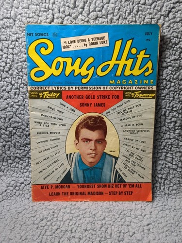 Song Hits Magazine Volume 23 No. 12 July, 1960 | eBay