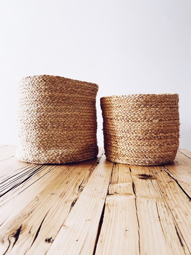 Jotex Jute Körbe Übertopf Korb 2er Set Blumentopf Clair