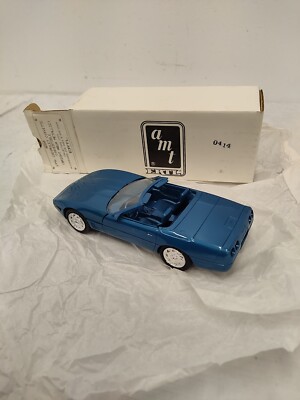 1994 C4 Corvette convertible Bright Aqua Metallic Dealer Promo Car 1:25 Amt ERTL