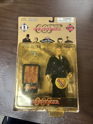 Exclusive Premiere Gold Finger 7'' Action Figure  SEALED! Box Is Creased