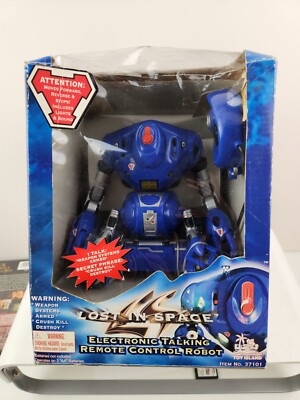 Lost in Space Talking RC Robot Remote Control 1998 New Open Box Toy Island MOVIE