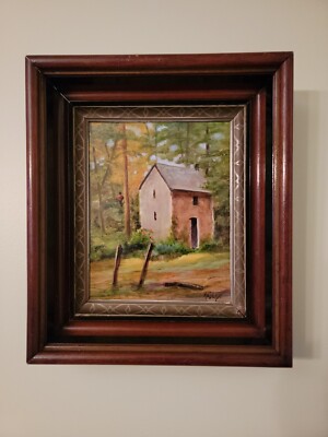 Beautiful 9'' X 11'' Original Oil Painting by International Artist Eliane Ambrose