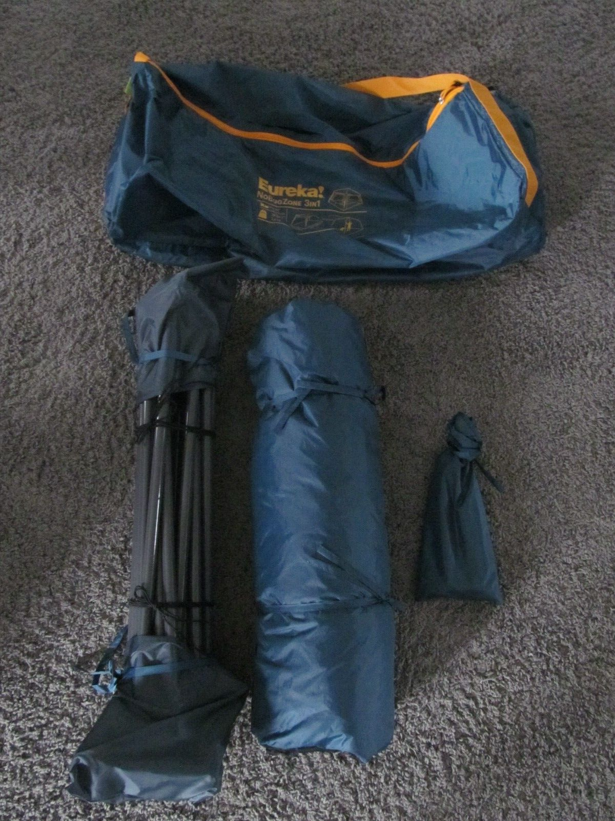 Eureka Bug Tent No Bug Zone 3 in 1 Shelter Tent 144 x 108 x
