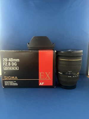 Sigma EX DG 20-40mm 2.8 For Sony