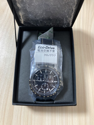 Pre-owned Citizen Collection Bl5496-11e Eco-drive Stainless Chronograph Men Watch