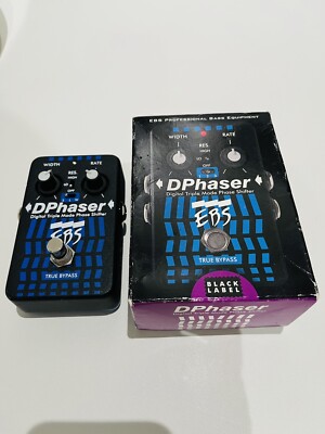EBS DPHaser BLACK LABEL BASS Pedal- Professional Equipent 