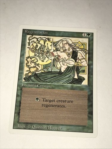マジック：ザ・ギャザリング MTG Regeneration Amazon.com: Magic: the Gathering - Regeneration - Revised