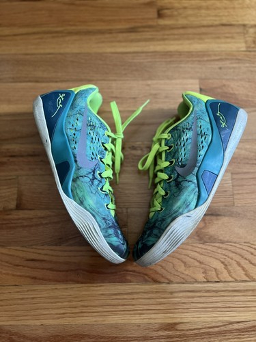 Nike Kobe 9 Low EM Easter Turbo Green Silver Volt IX Elite