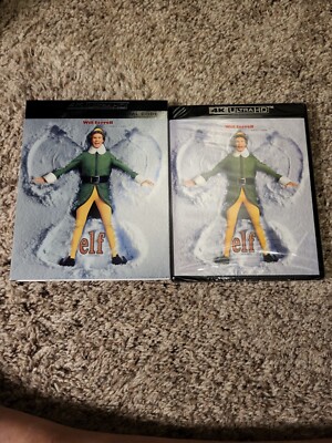 Elf (4K Ultra HD, 2003) NEW, W/ SLIPCOVER, Will Ferrell