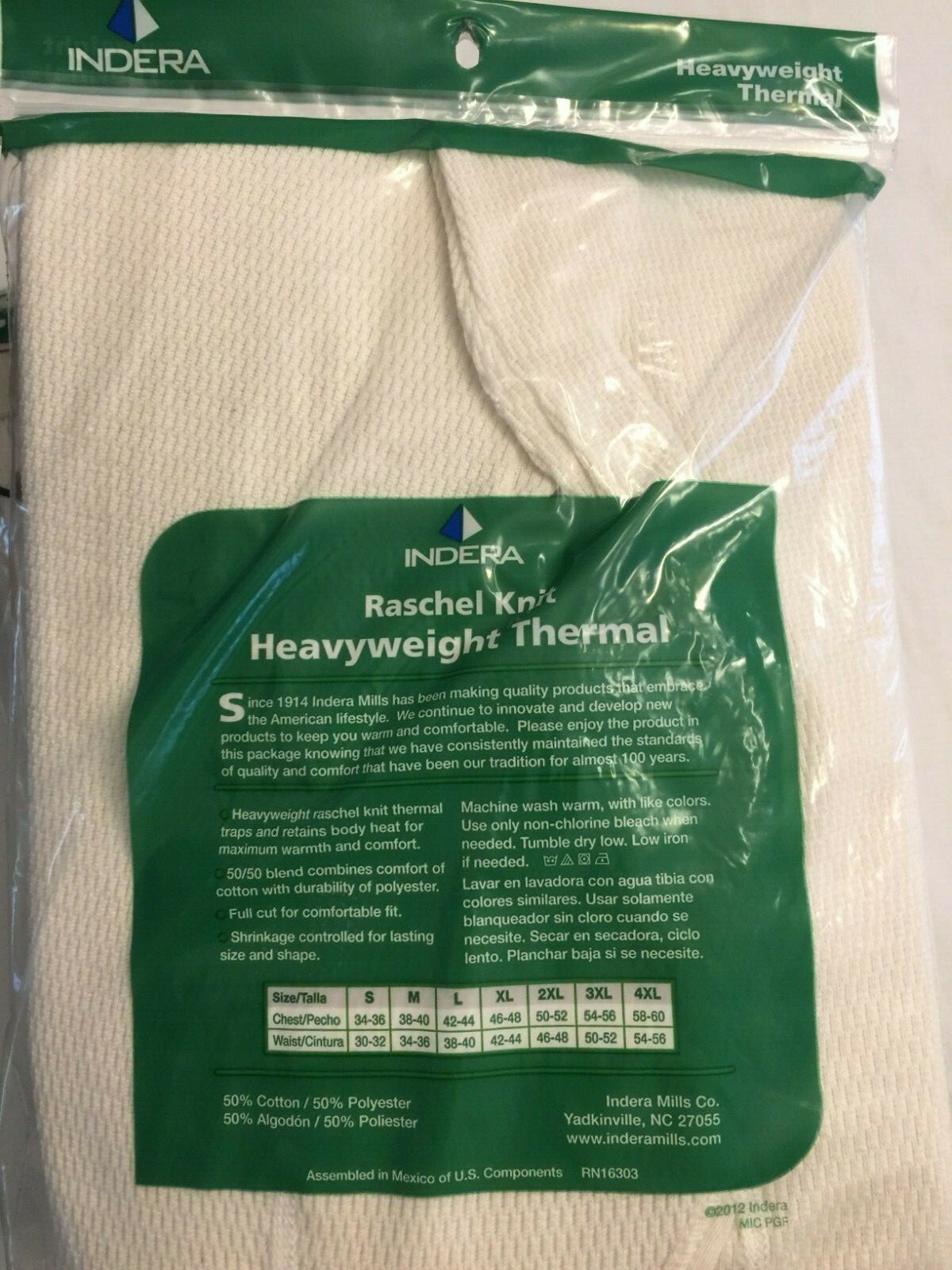 NWT Men Indera Heavyweight Thermal Waffle Base Layer Bottom Drawers Natural Pant