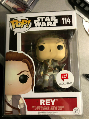 FunkoPop！114 REY レイ　限定版 Amazon.com: Star Wars 114 Bobble-Head Rey Pop! Figure : Toys